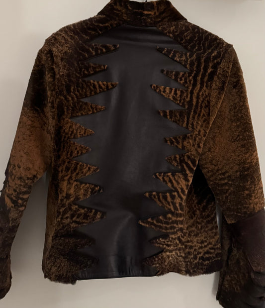 Vintage Leather/Fur Jacket