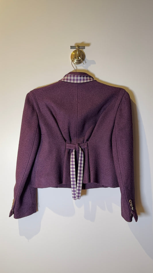 Yves Saint Laurent Tweed and Plaid Jacket