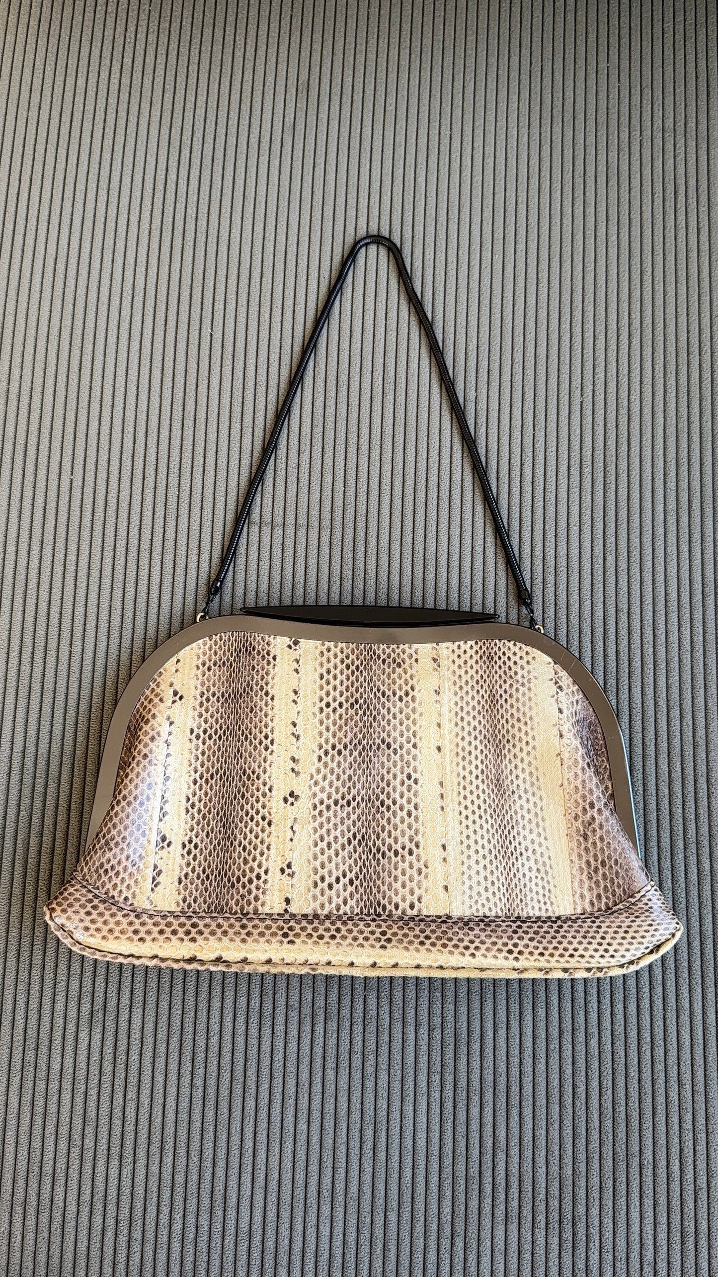 Snakeskin Clutch
