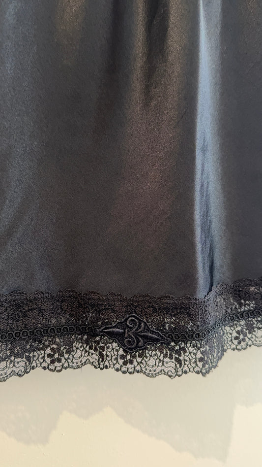 Christian Dior Black Slip Skirt