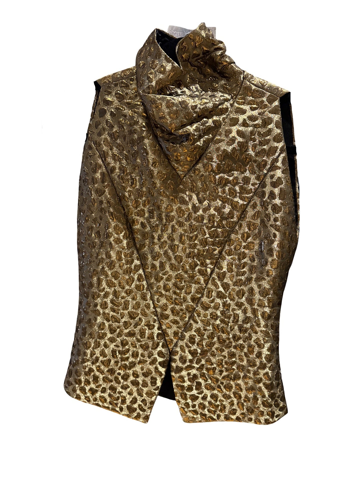 Galanos Gold Sleeveless Top