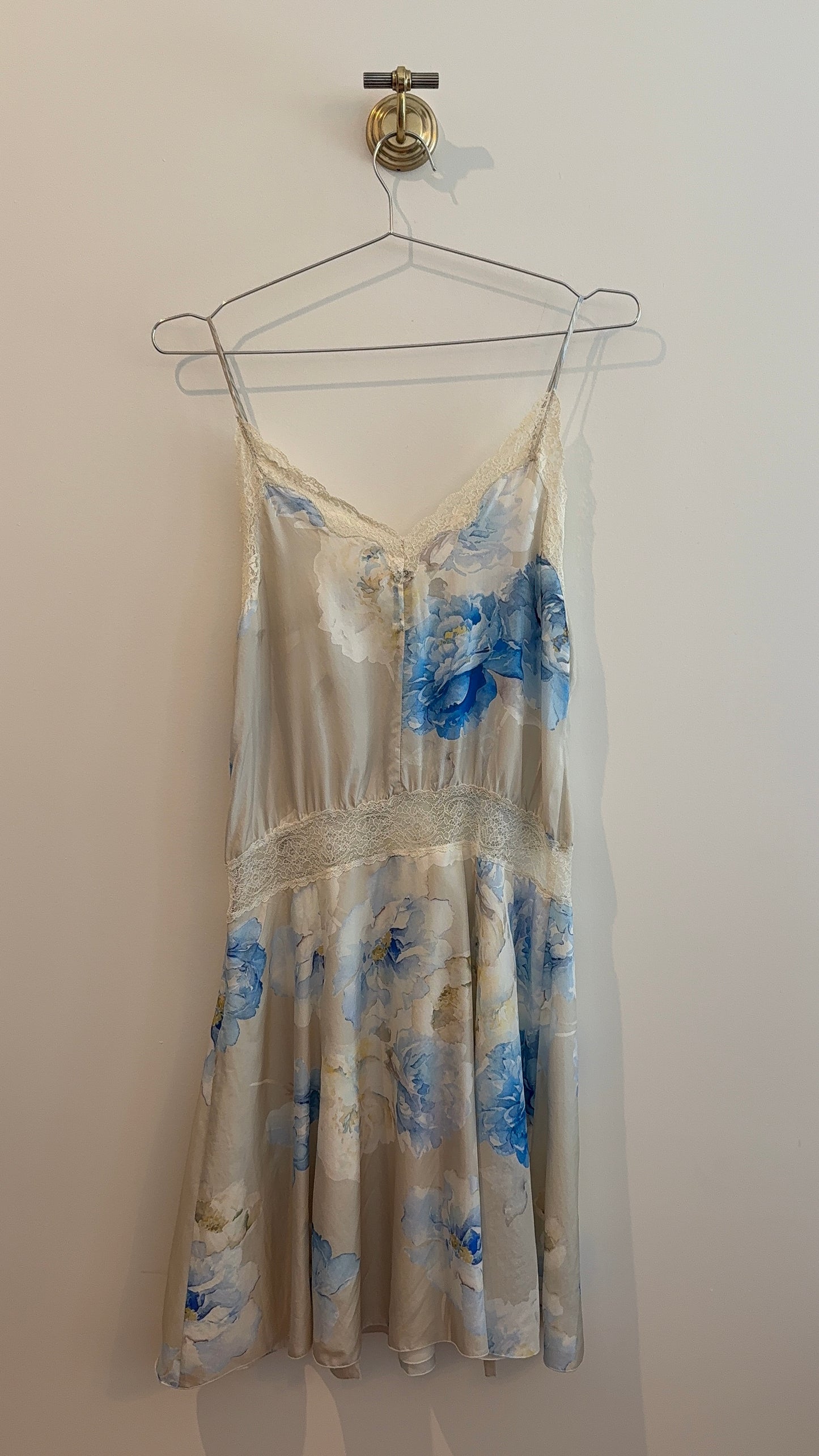 Blumarine Floral Silk Dress