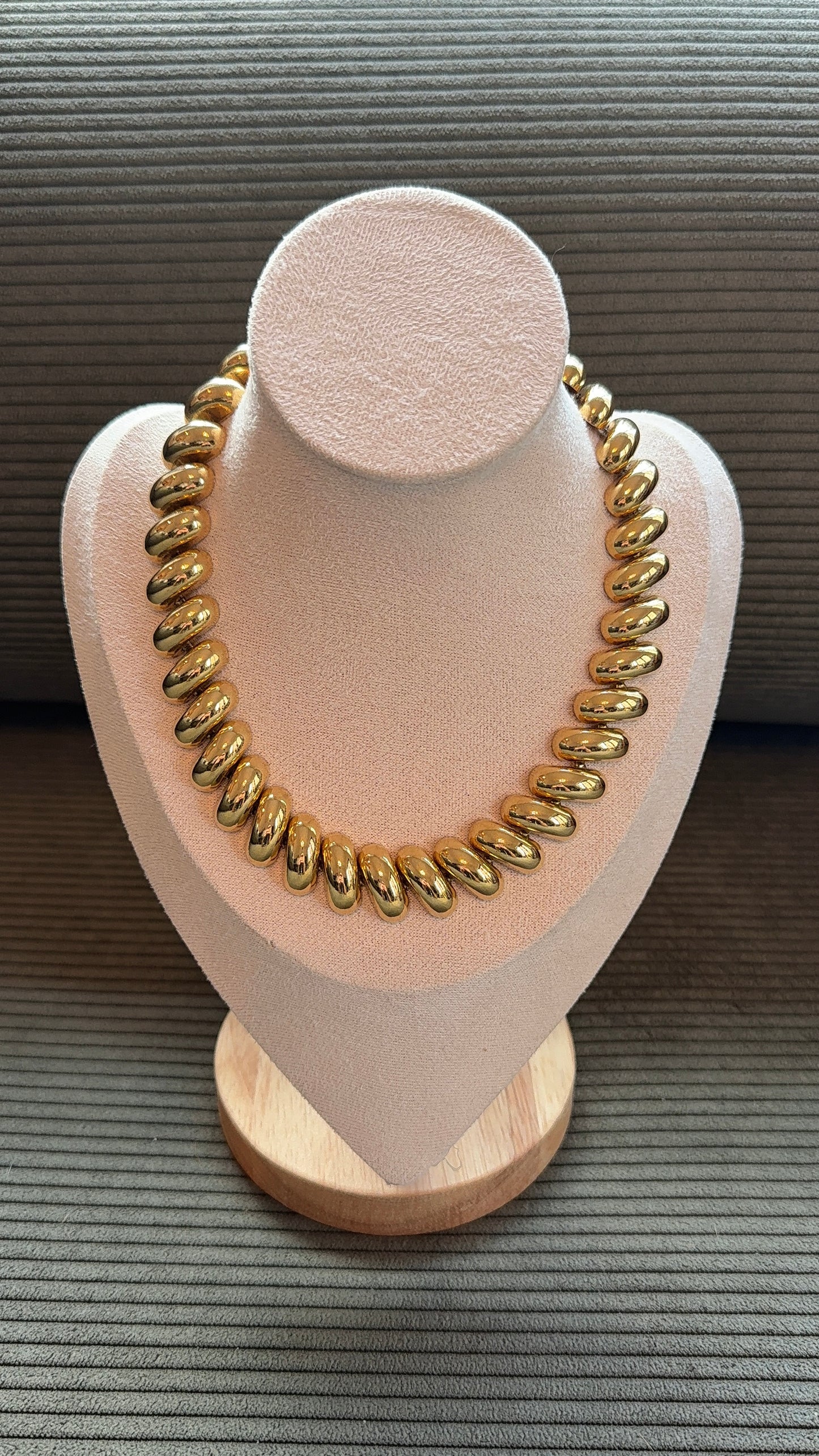 Napier Gold Tone Collar Necklace