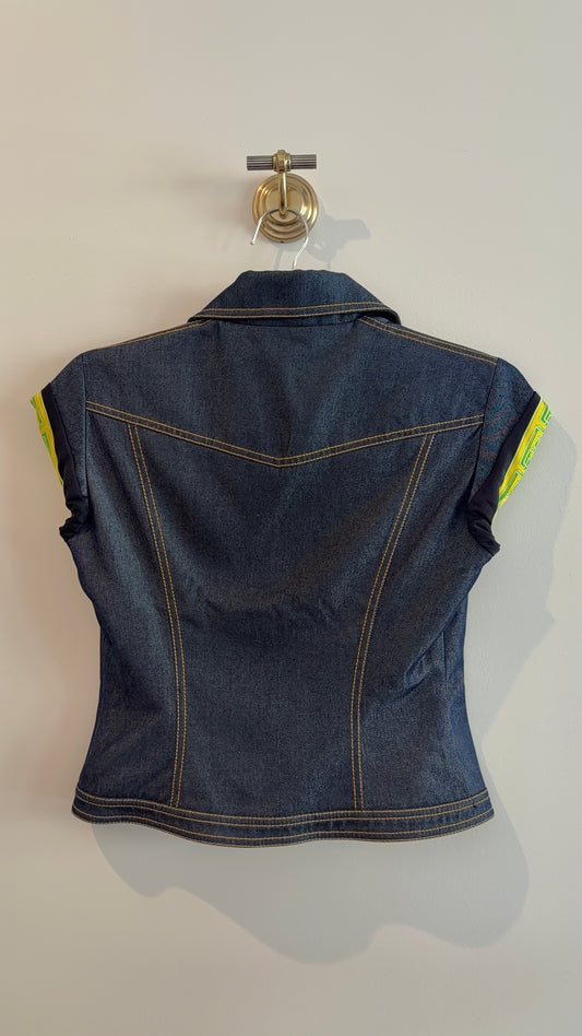 Versace Denim Top