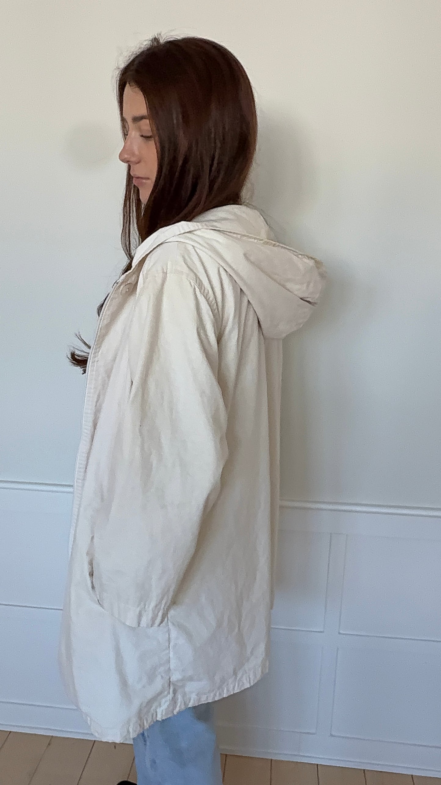 Max Mara Waxed Cotton Painters Jacket