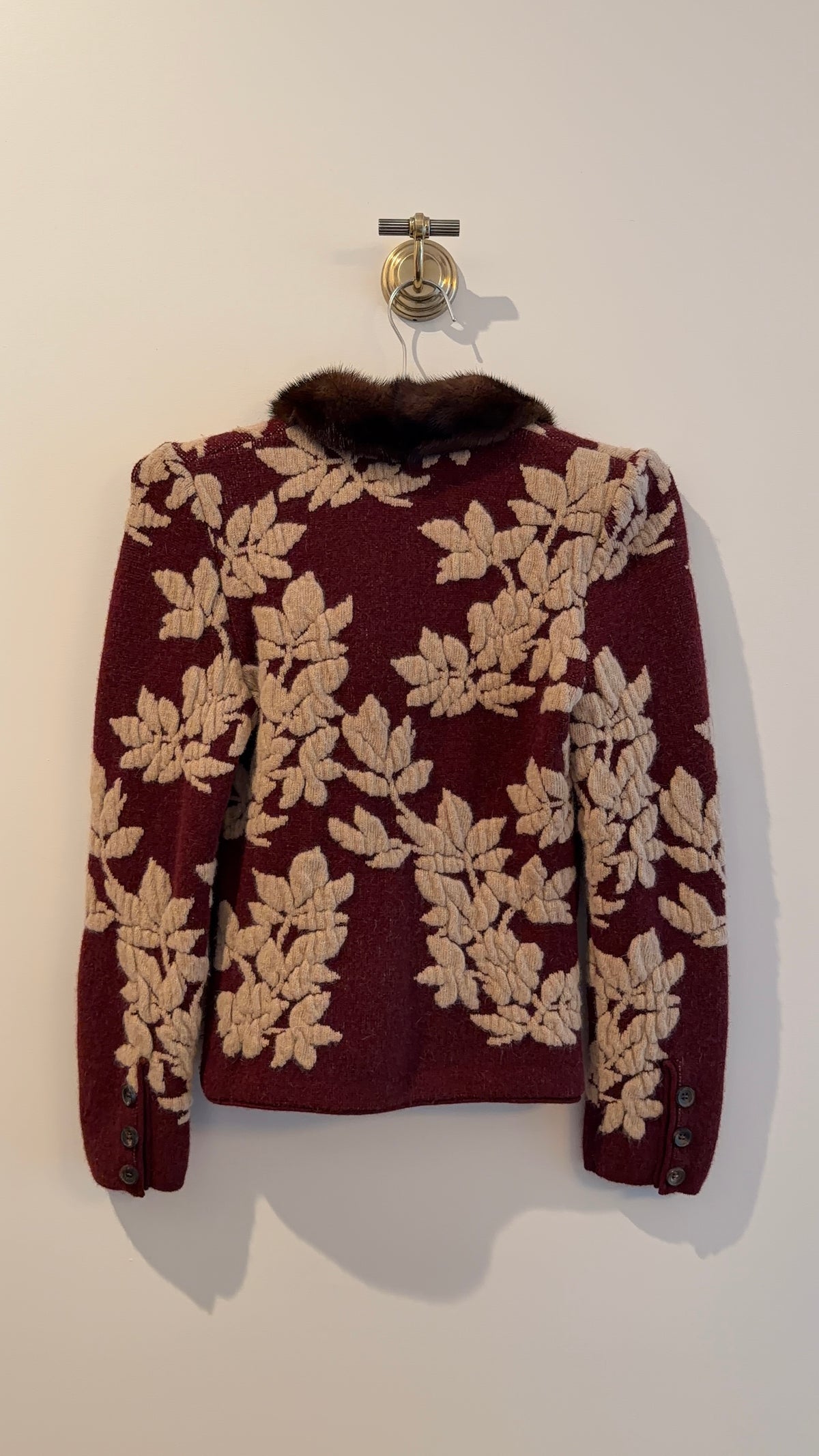 Valentino Floral Knit Jacket