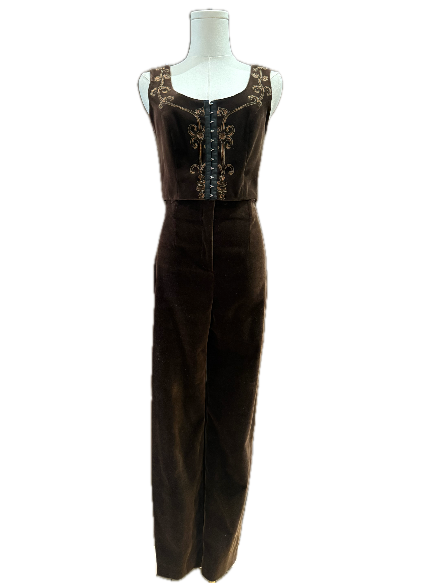 Blumarine Velvet 3-Piece Pantsuit