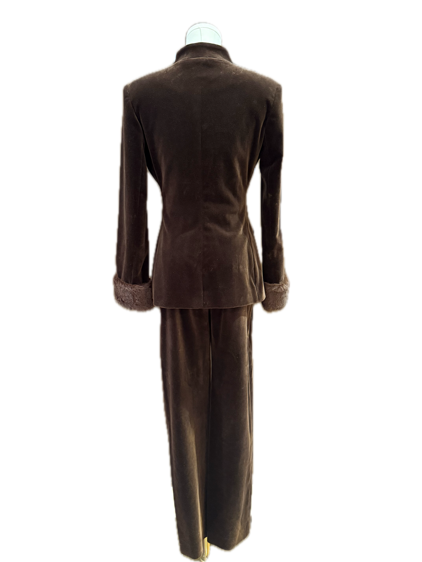 Blumarine Velvet 3-Piece Pantsuit