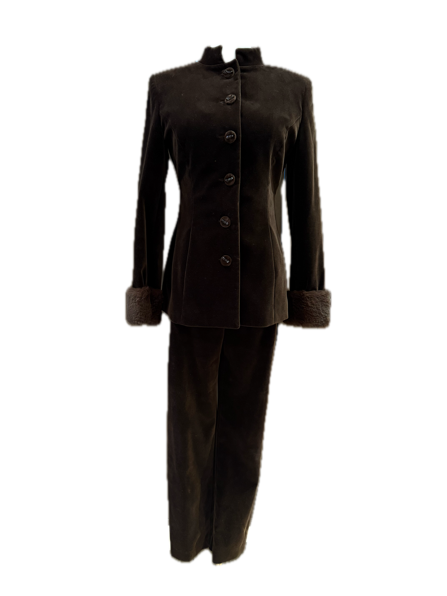 Blumarine Velvet 3-Piece Pantsuit