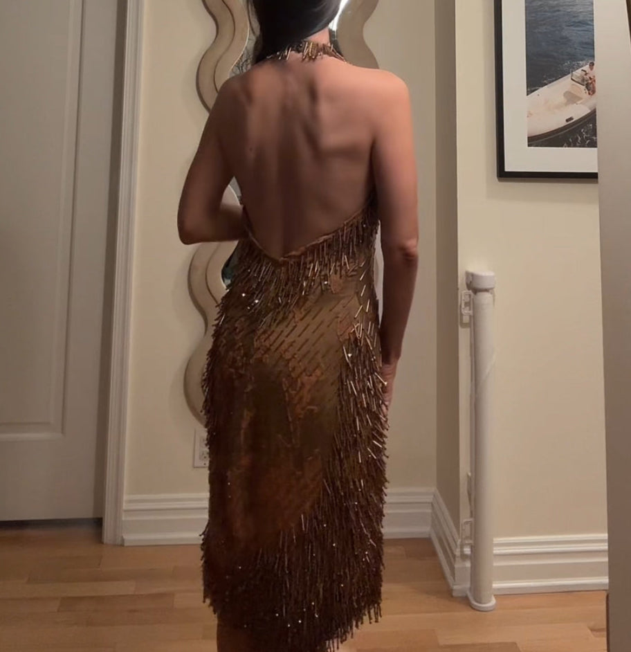 Missoni Beaded Fringe Dress