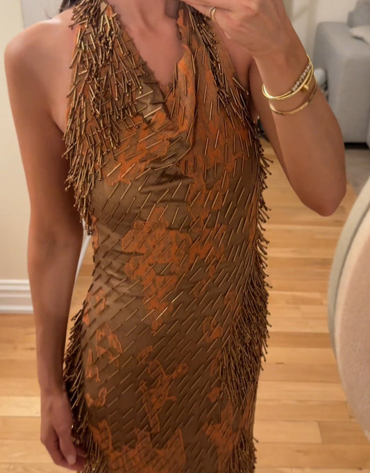 Missoni Beaded Fringe Dress
