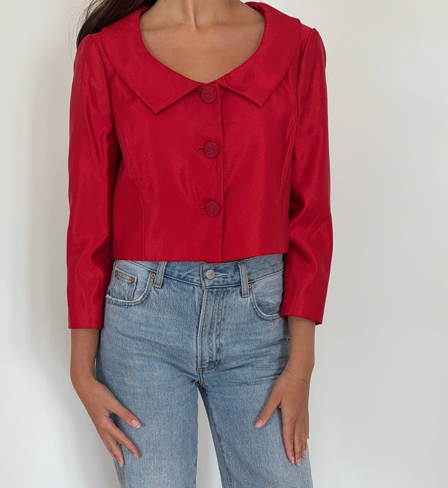Alberta Ferretti Cropped Jacket