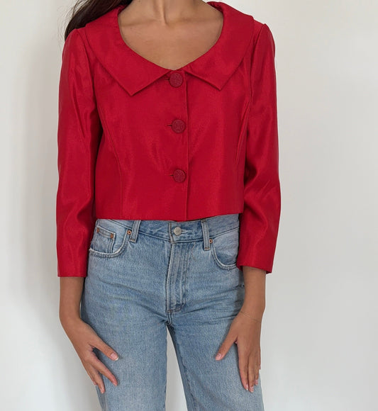 Alberta Ferretti Cropped Jacket