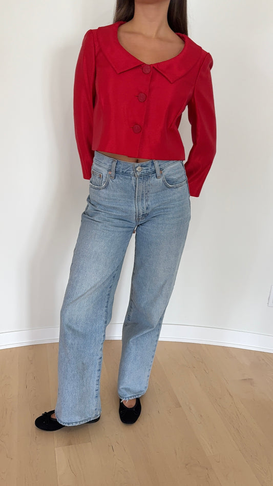 Alberta Ferretti Cropped Jacket