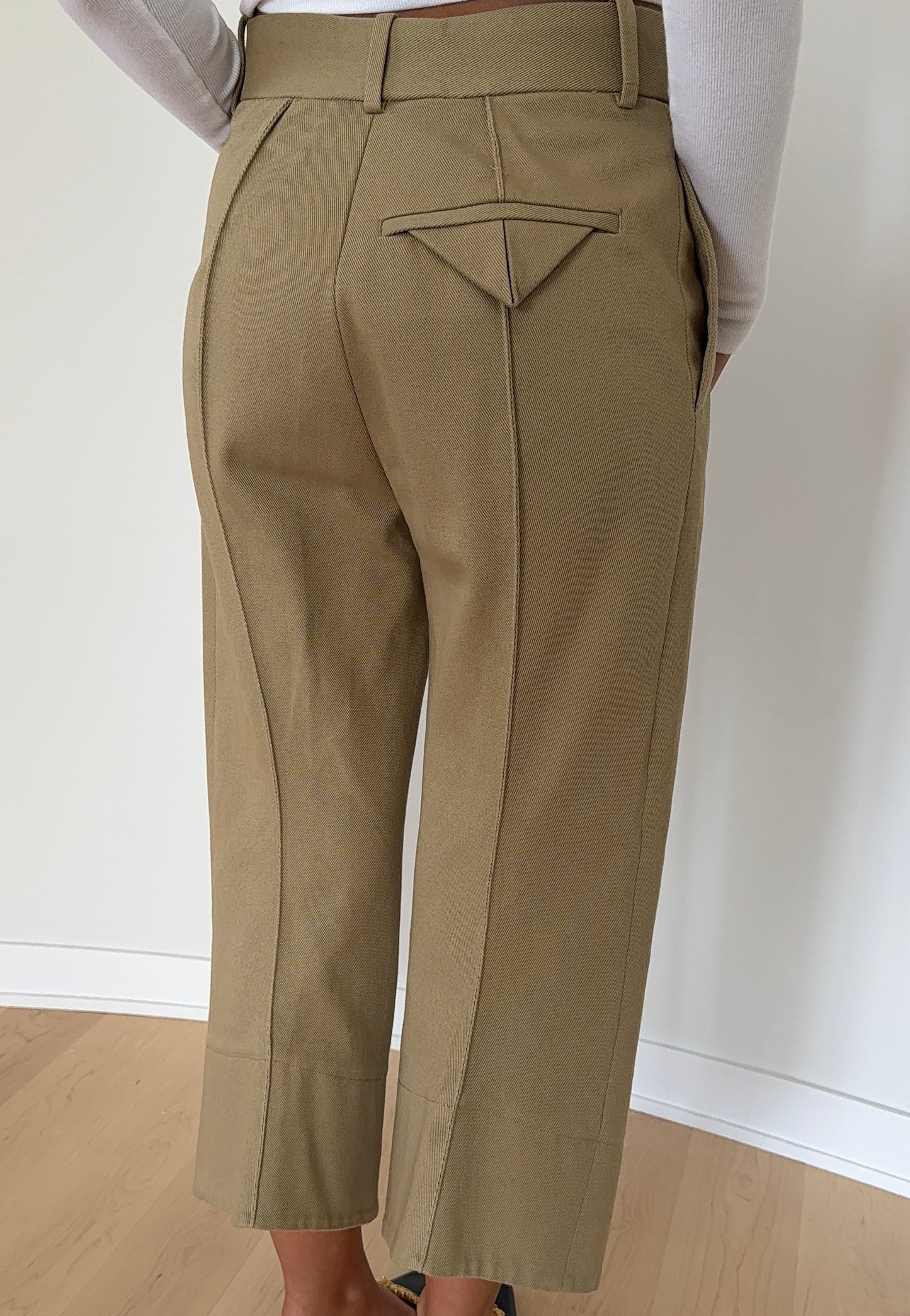 Bottega Veneta Curved Trousers