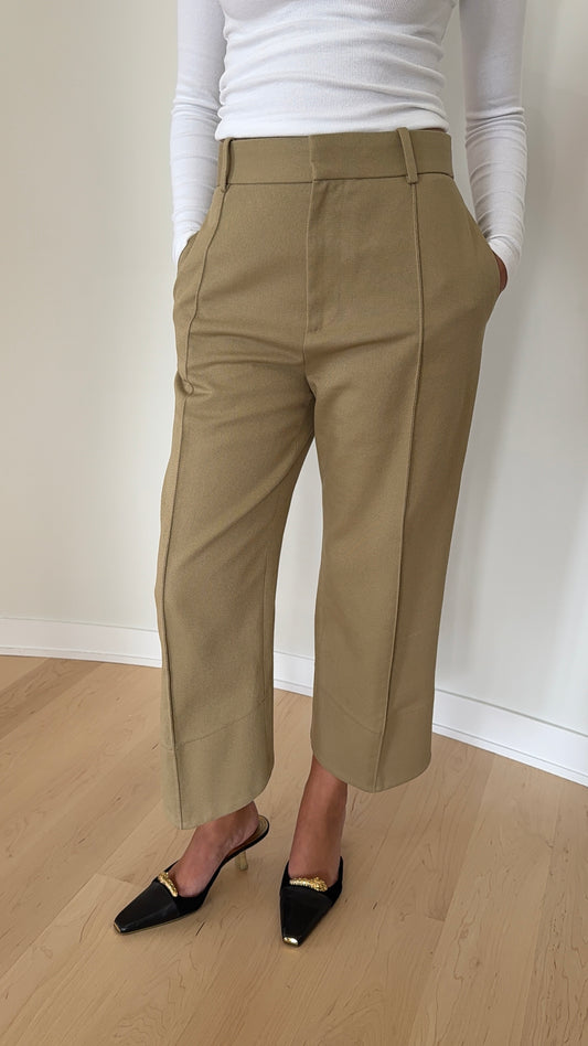 Bottega Veneta Curved Trousers