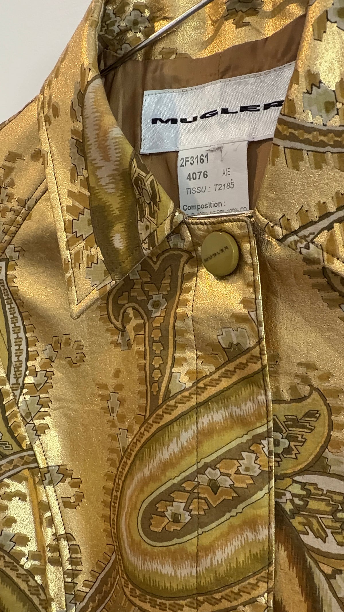 Mugler Paisley Print Jacket