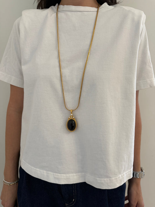 Vintage Necklace - Reversible Pendant