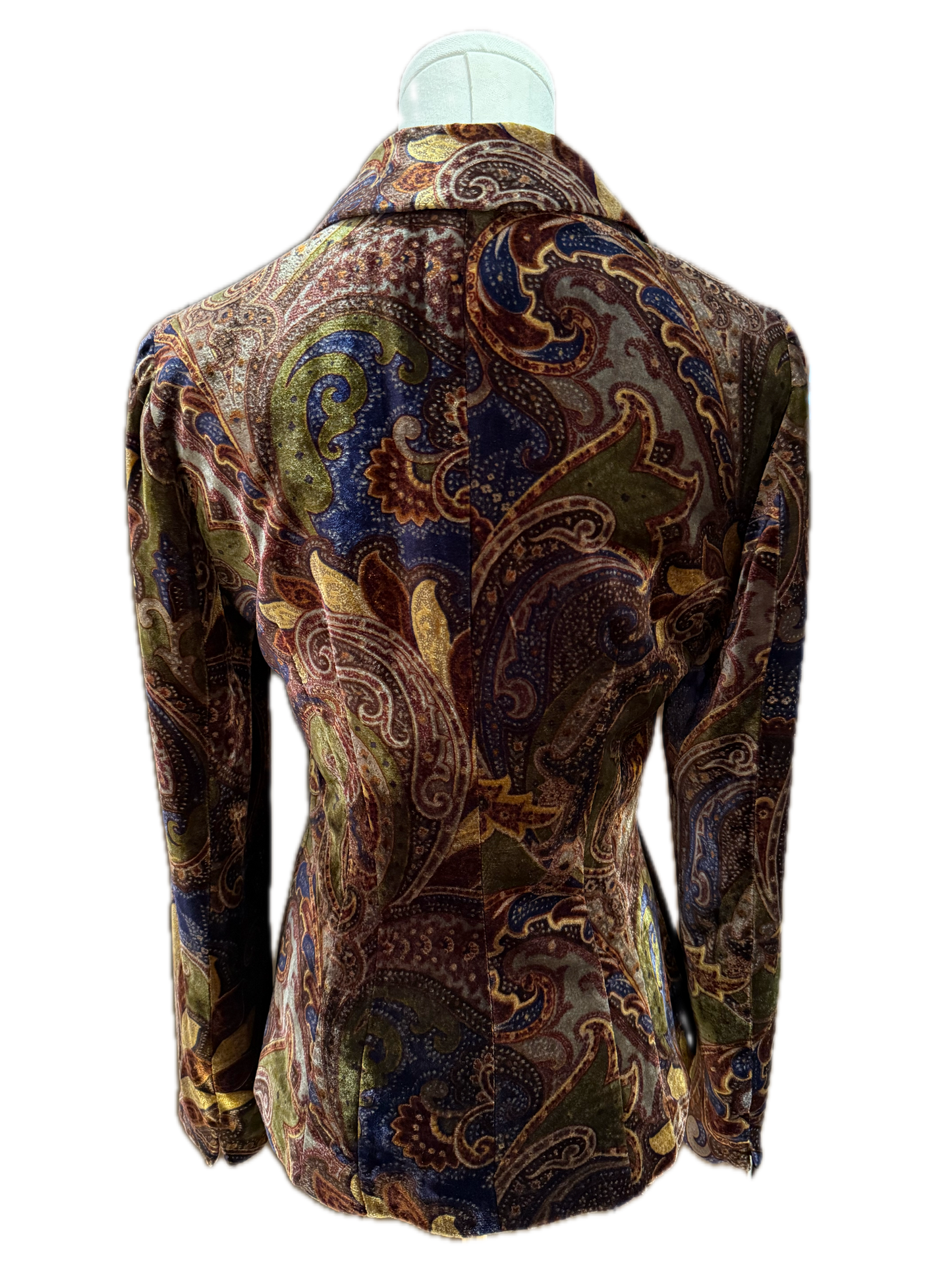 Ralph Lauren Velvet Button Down Jacket