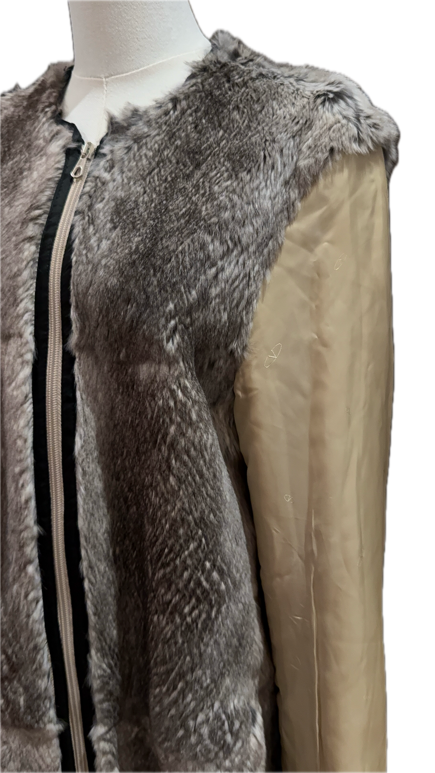 Valentino Trench Coat with Detachable Fur Lining