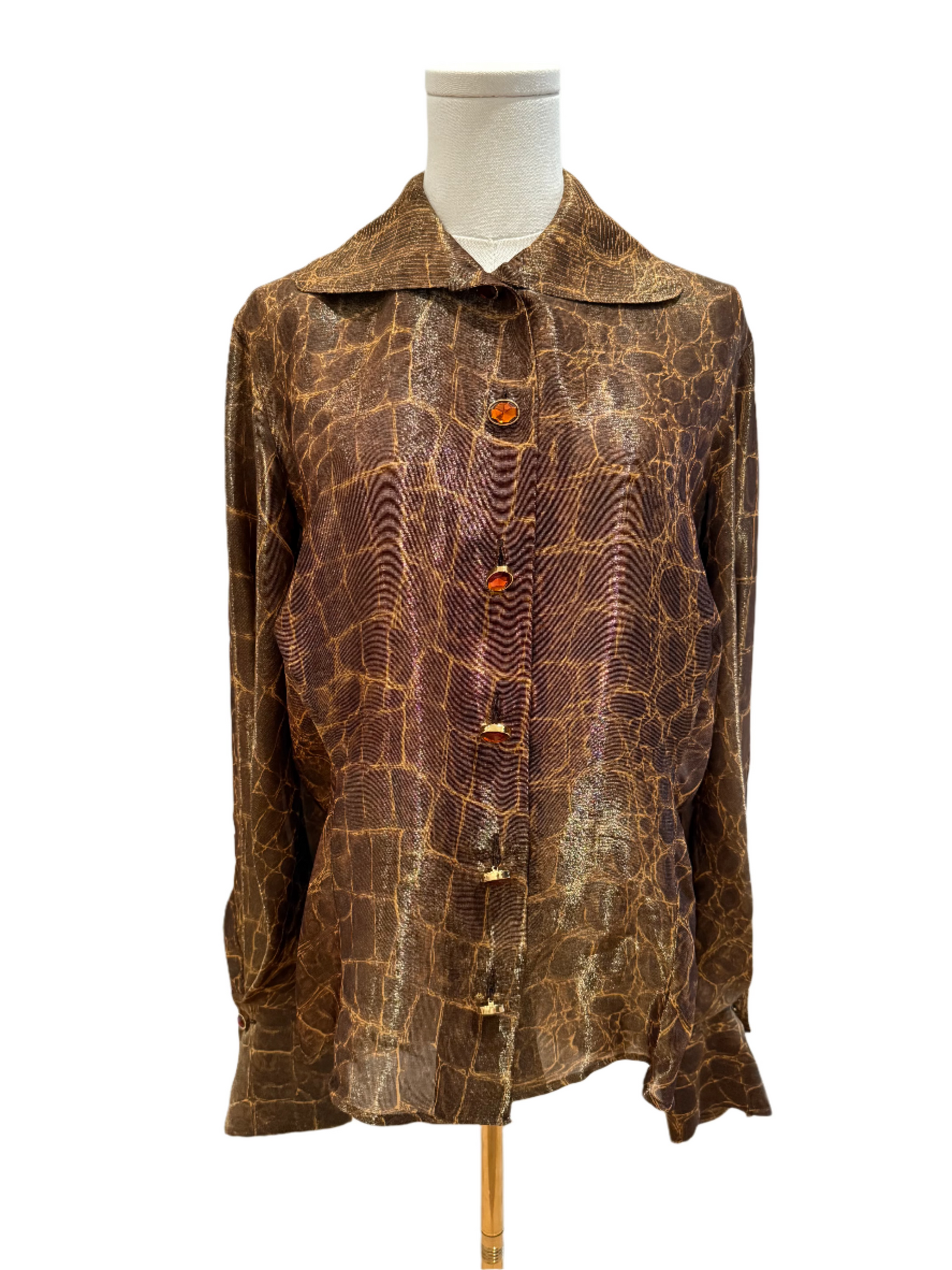 Gianfranco Ferre Reptile Blouse