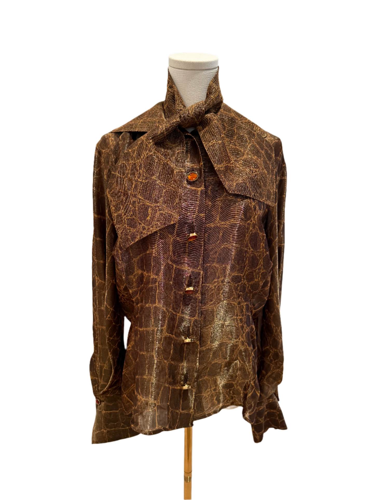 Gianfranco Ferre Reptile Blouse