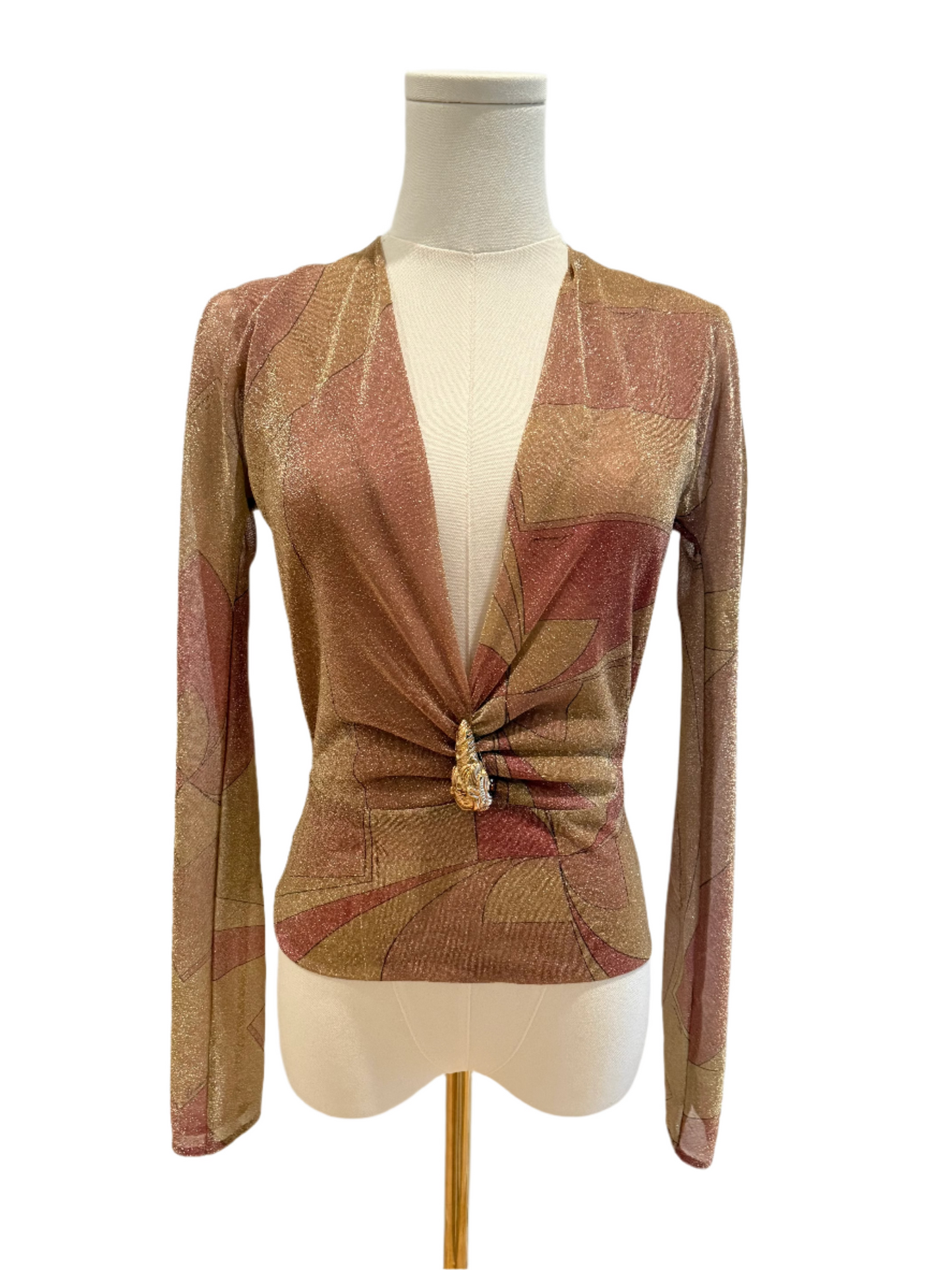 Gucci Metallic Top