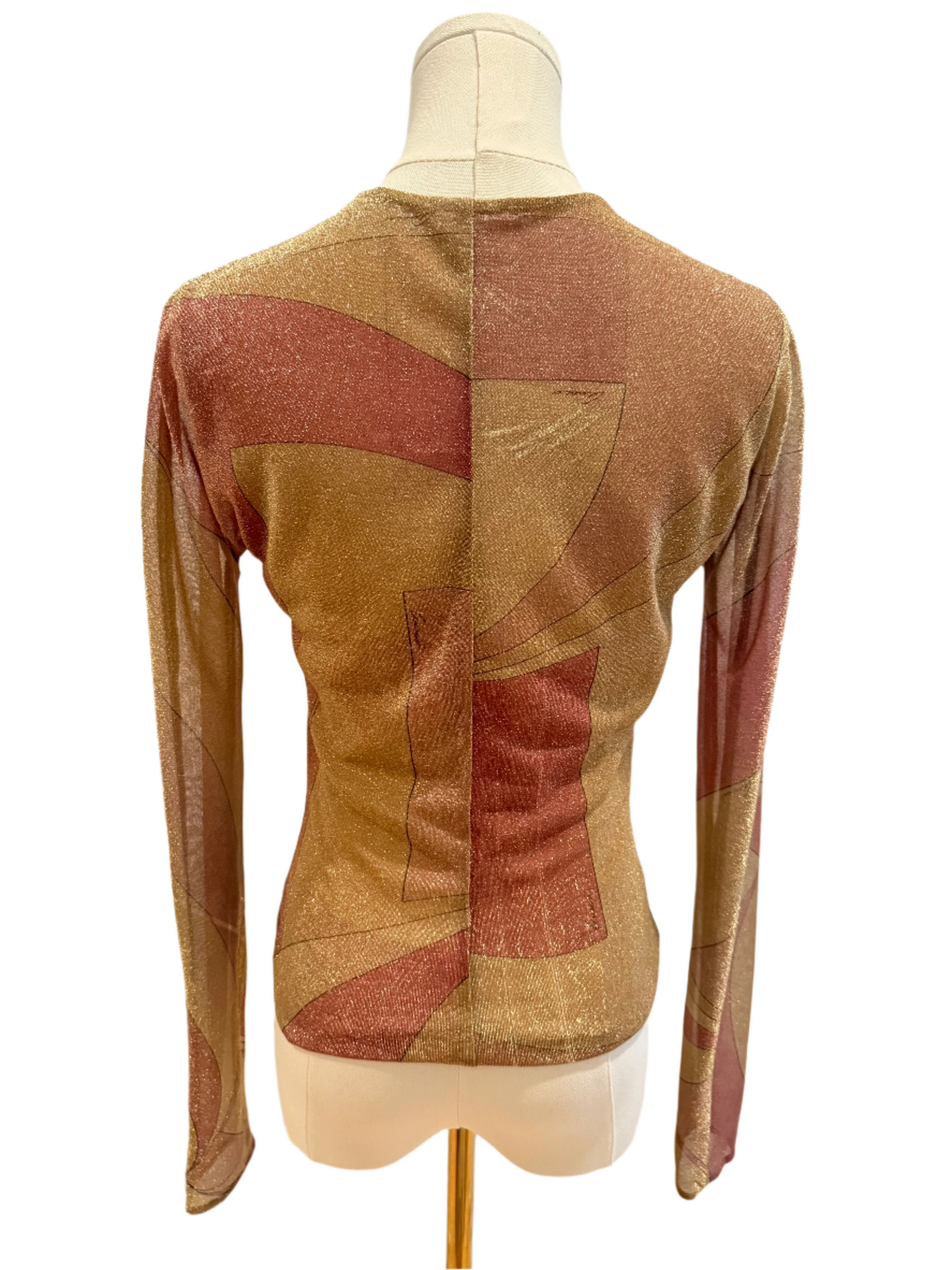 Gucci Metallic Top