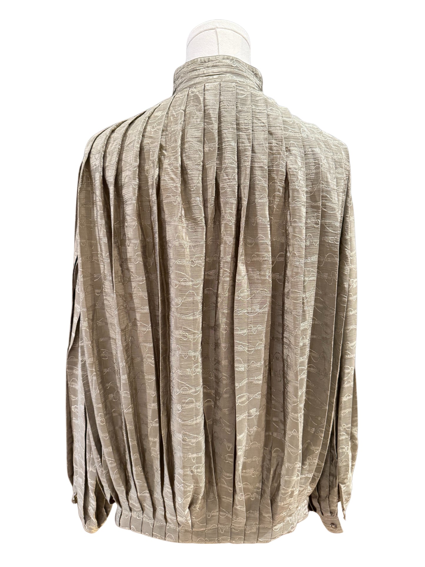 Gucci Pleated Blouse