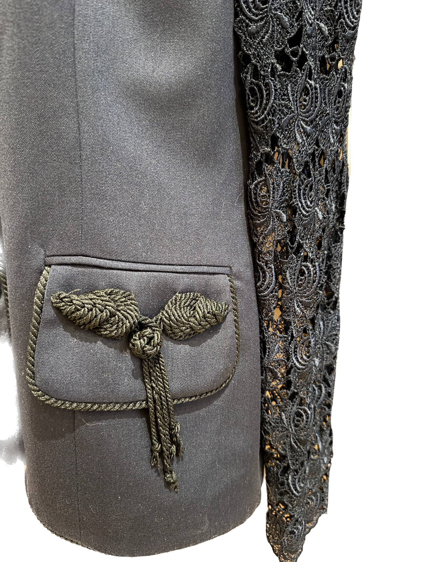 Christian Dior Lace Sleeve Jacket