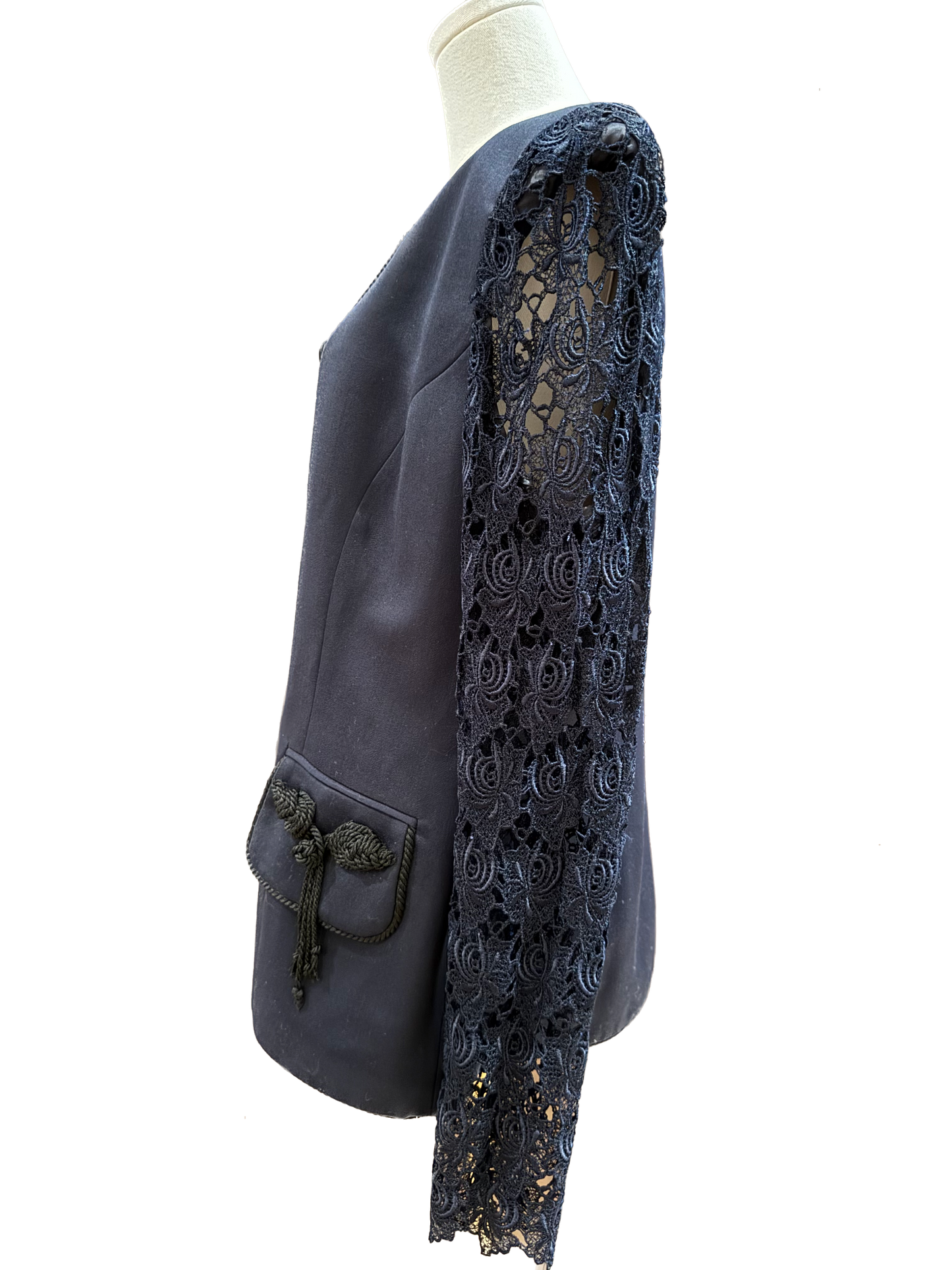 Christian Dior Lace Sleeve Jacket