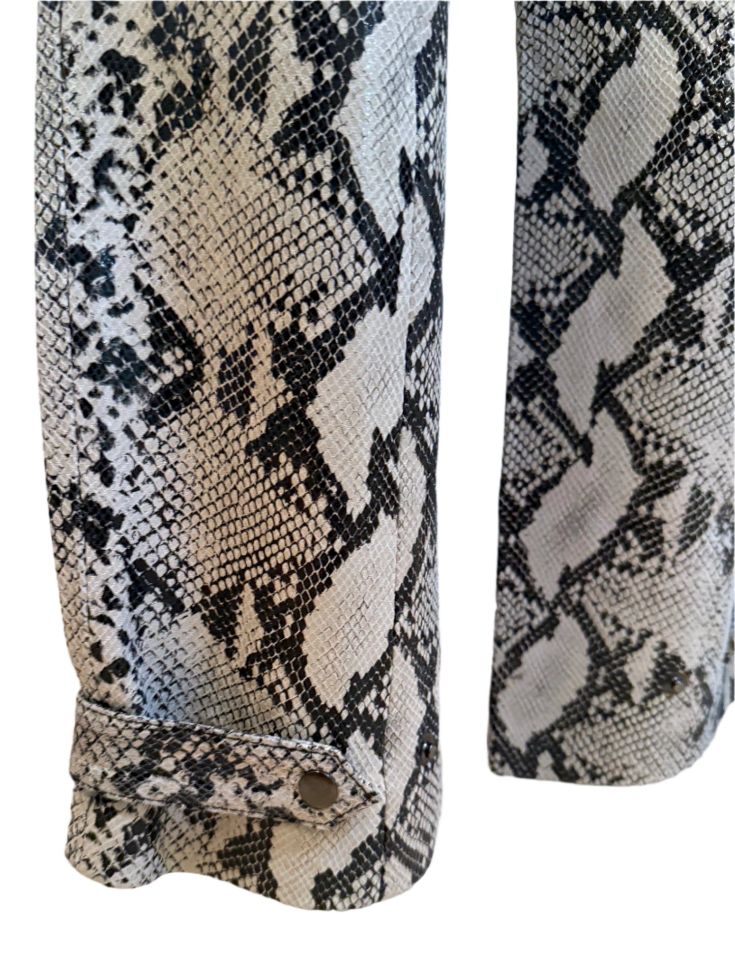 Leather Reptile Trousers