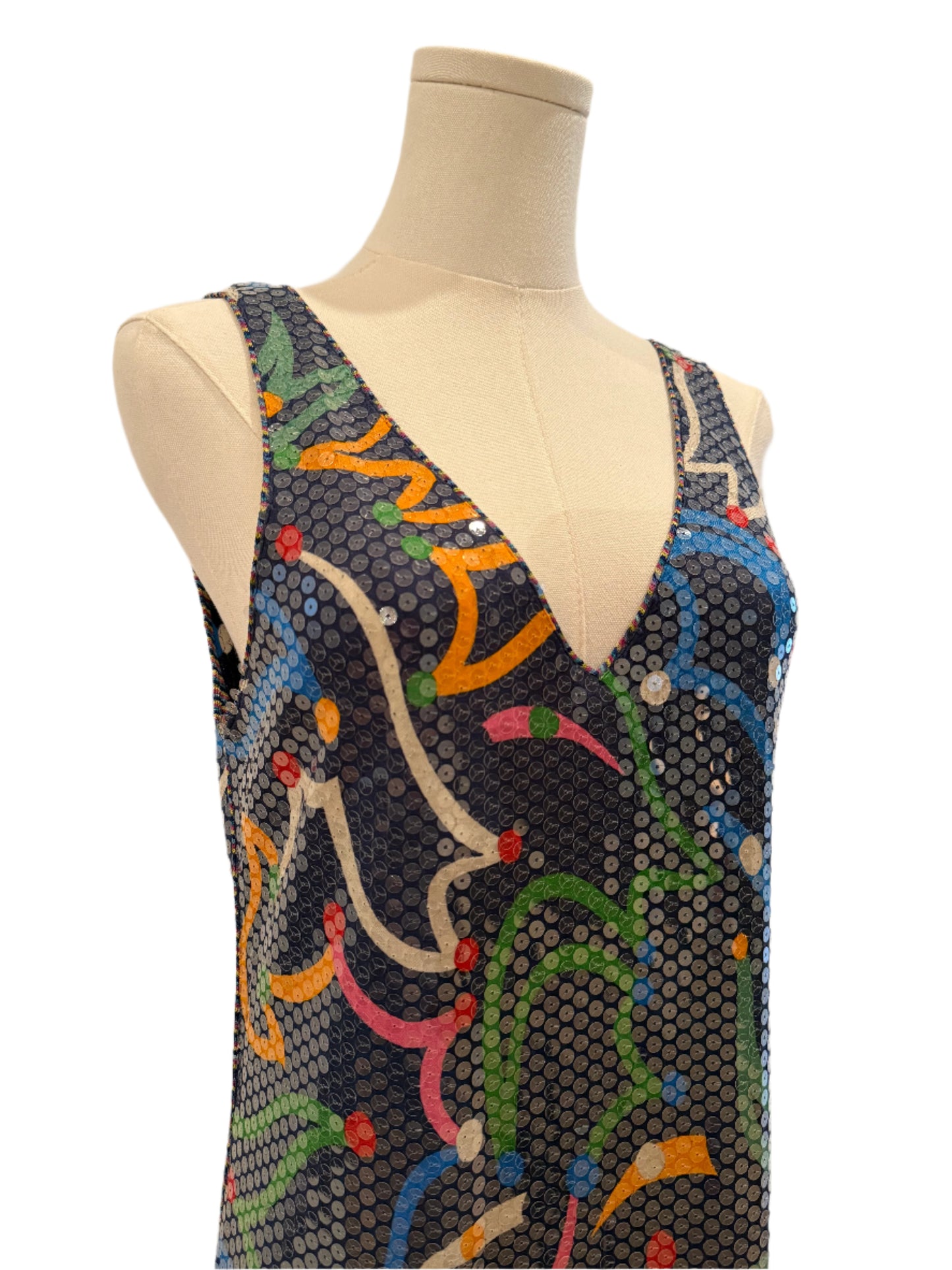 Missoni Sequin Geometric Print Dress