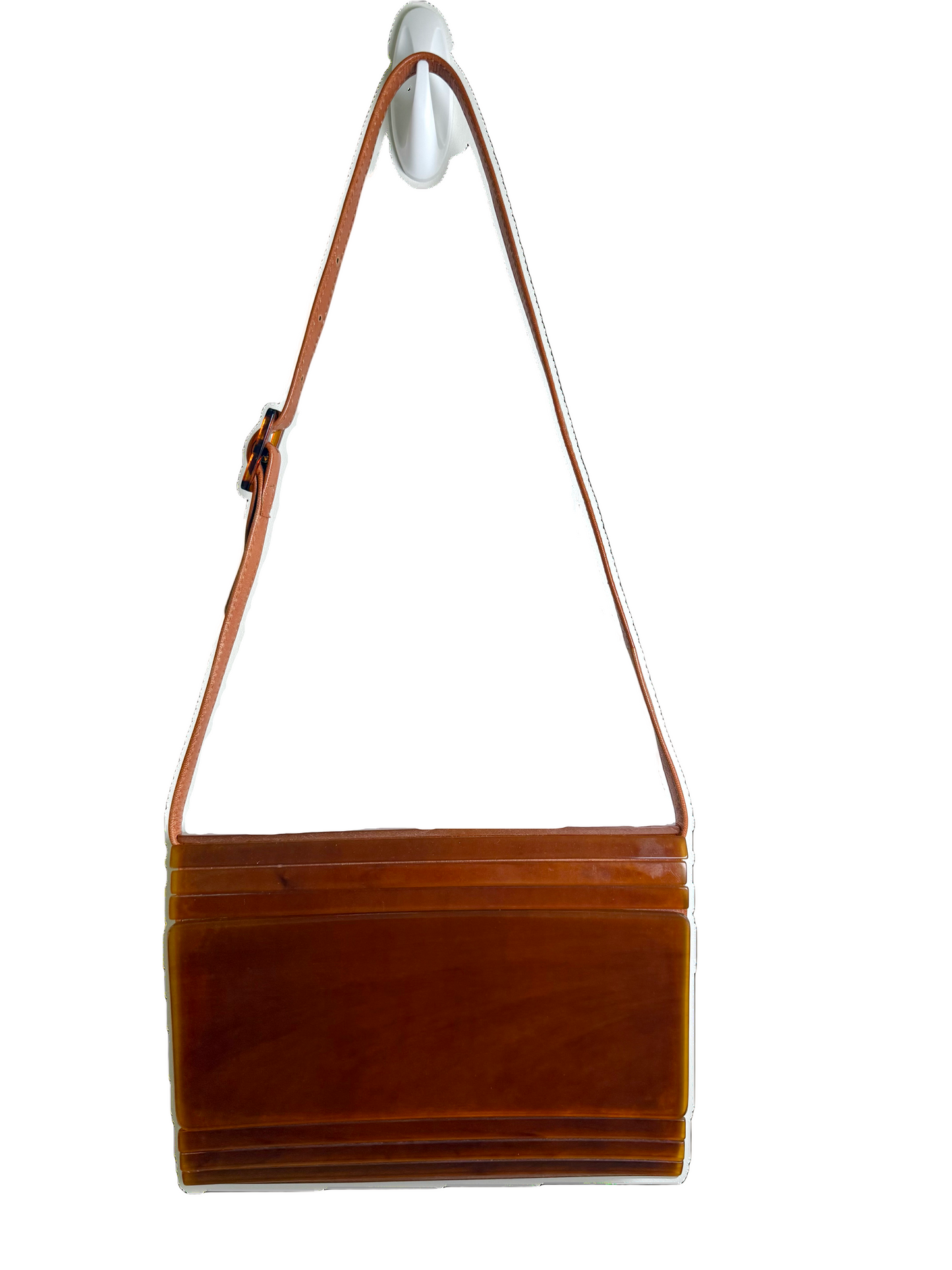 Fendi Brown Lucite Bag