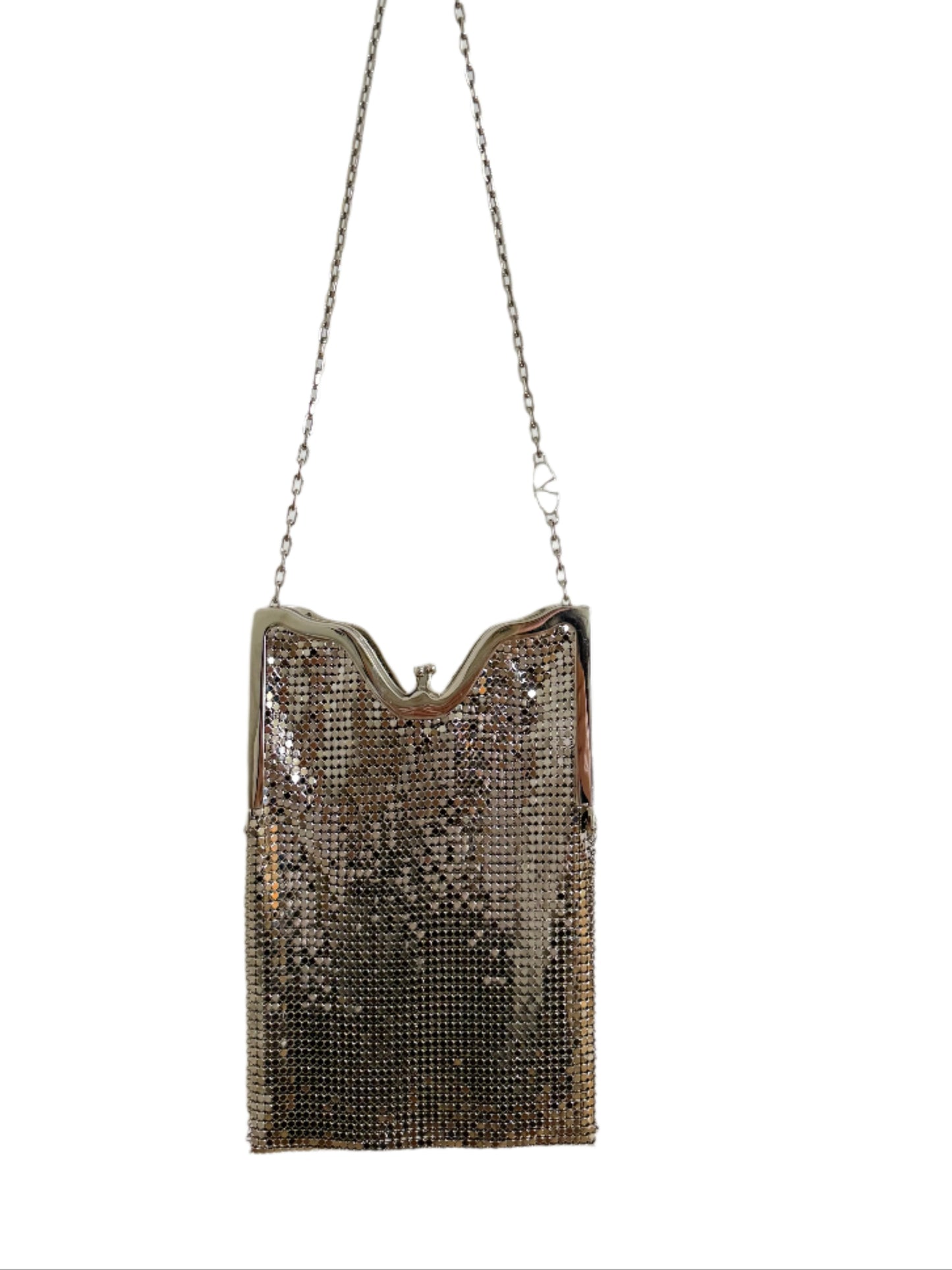Valentino Silver Butterfly Chain Bag