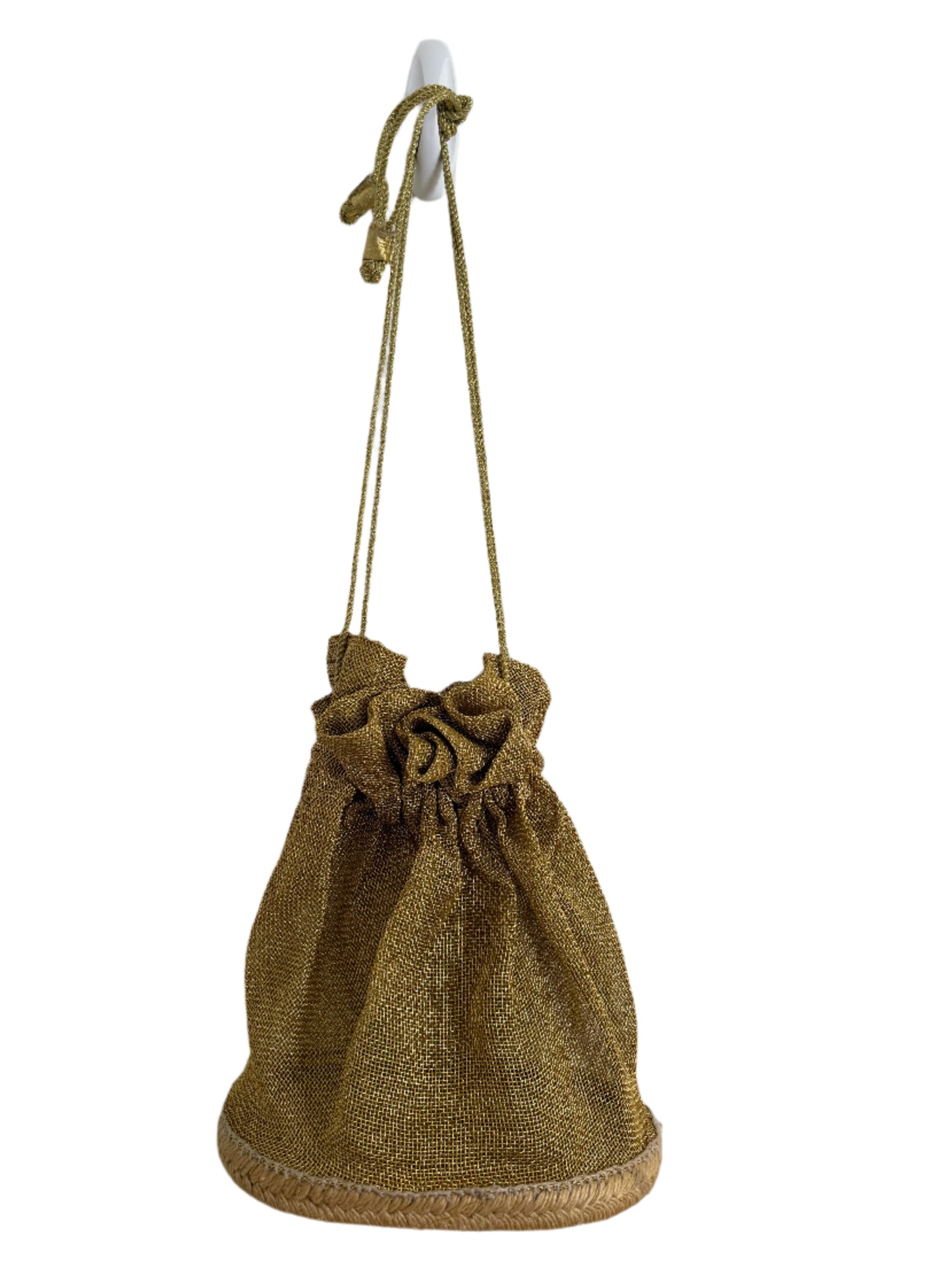 Donna Karan Gold Bucket Bag