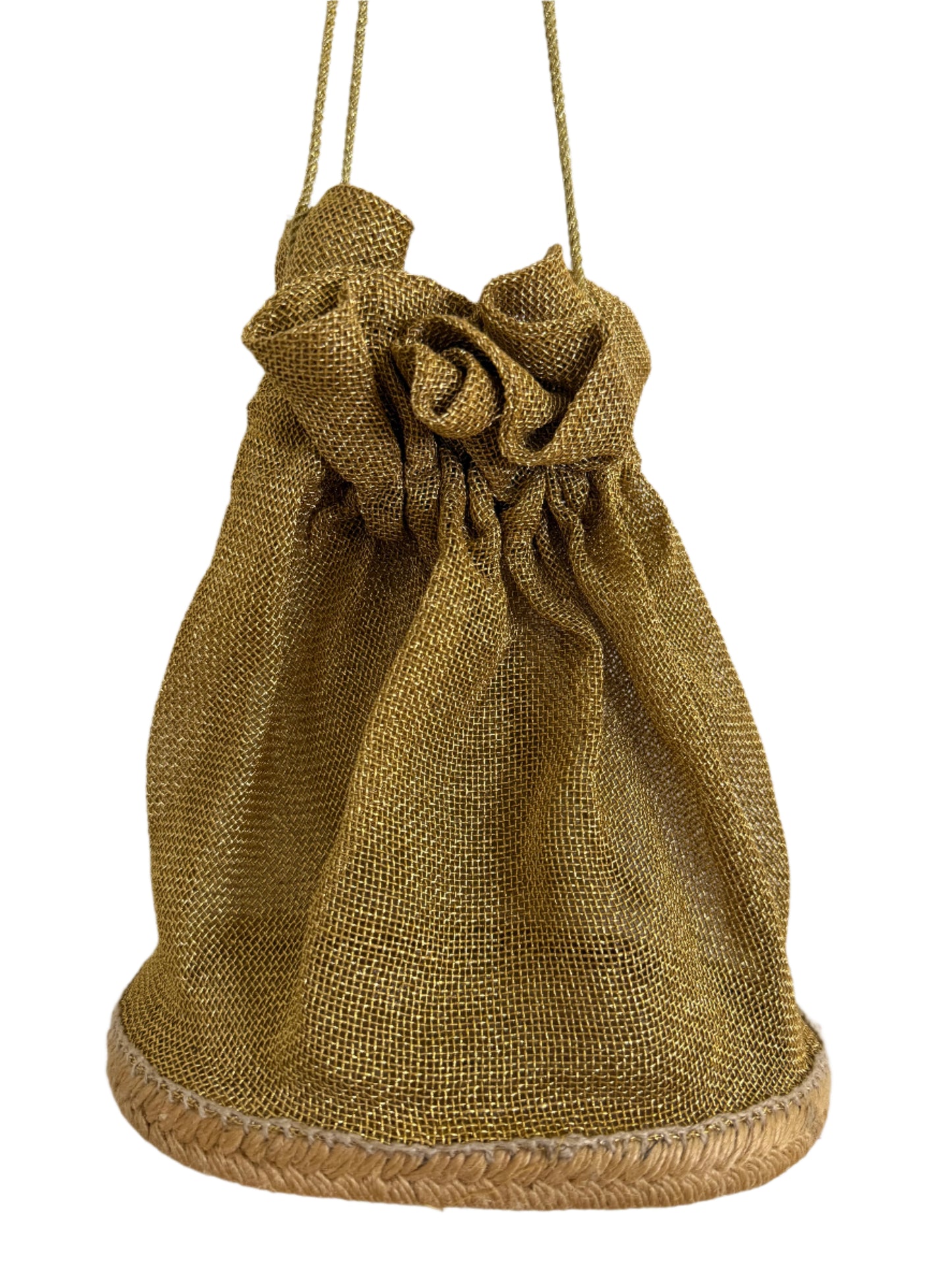 Donna Karan Gold Bucket Bag