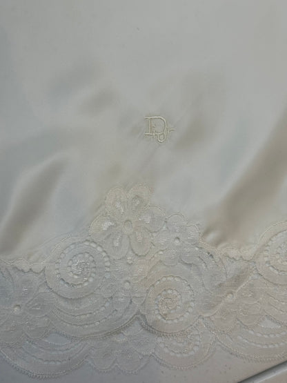 Christian Dior White Slip Skirt