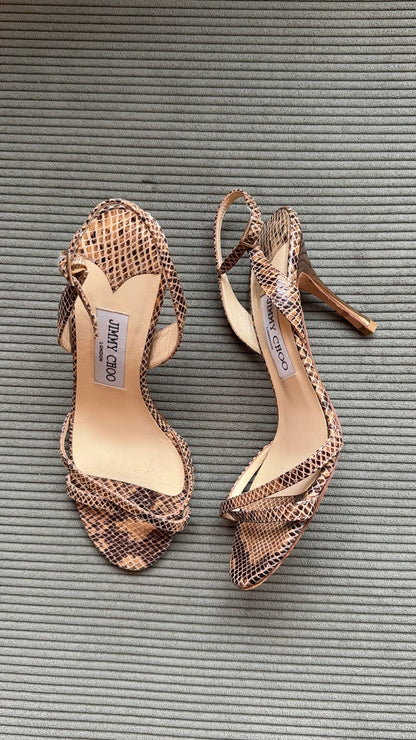 Jimmy Choo Snakeskin Sandals