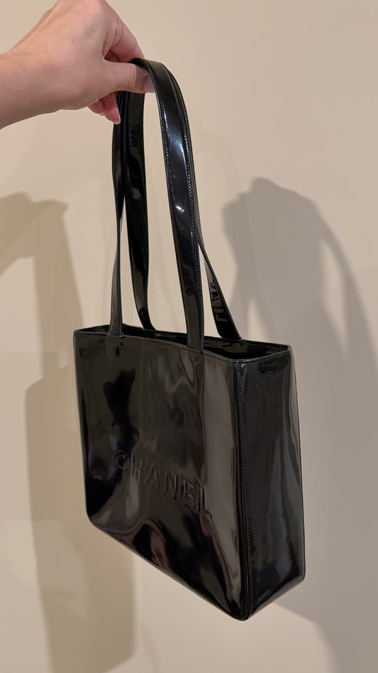 Chanel Patent Tote Bag