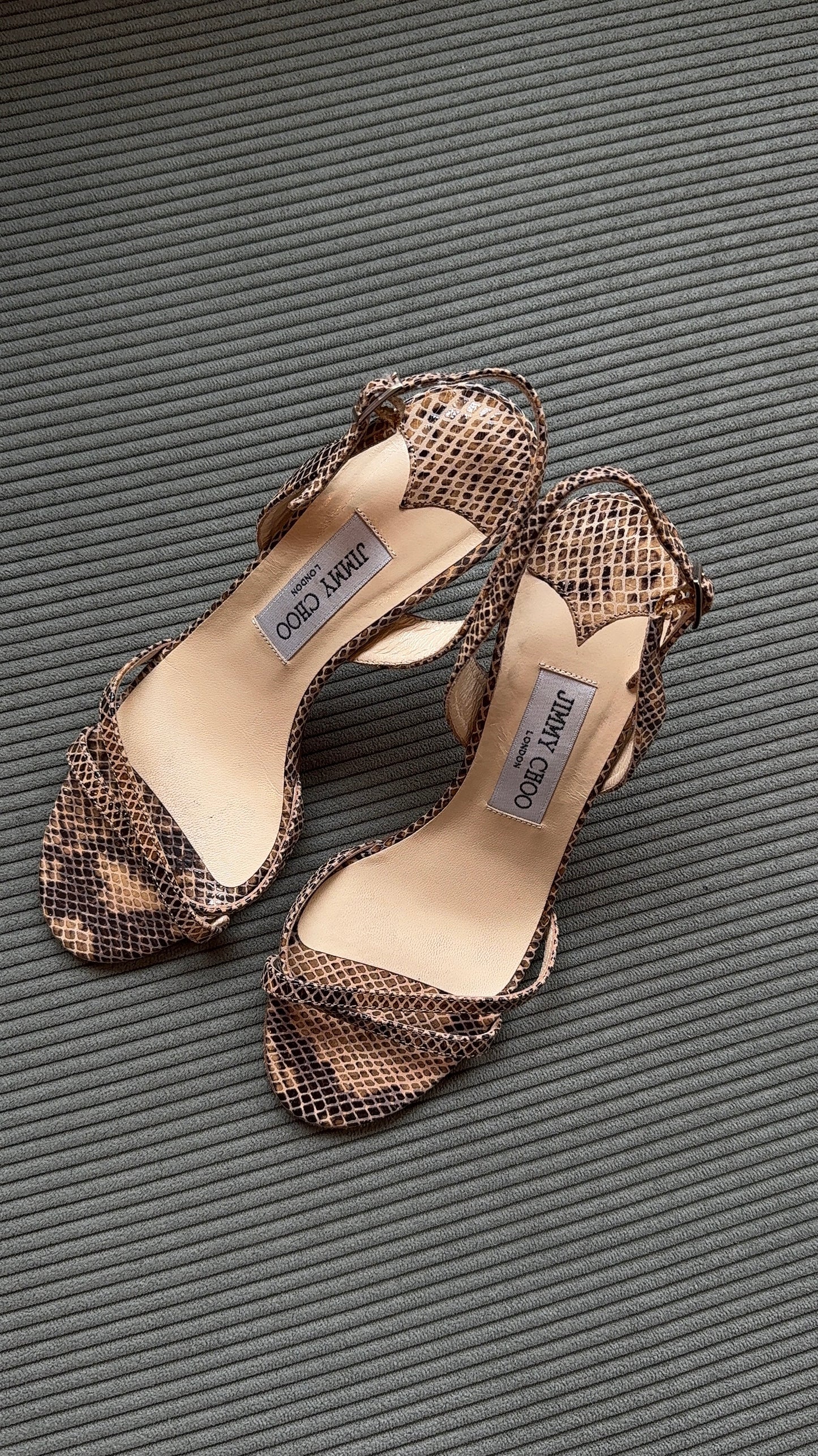 Jimmy Choo Snakeskin Sandals