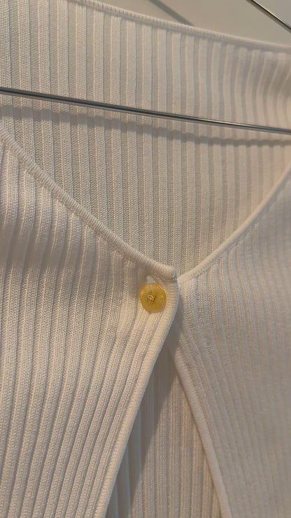 Chanel Ribbed Cardigan