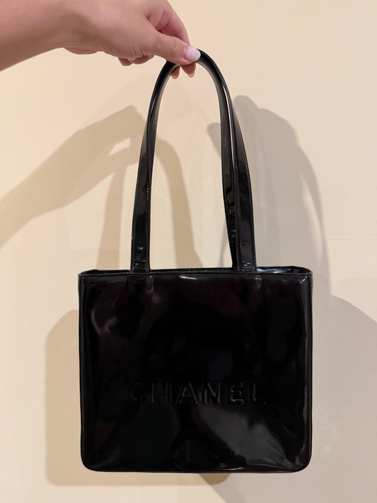 Chanel Patent Tote Bag