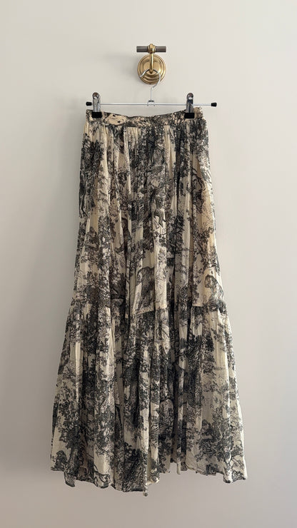 Christian Dior Toile Midi Skirt