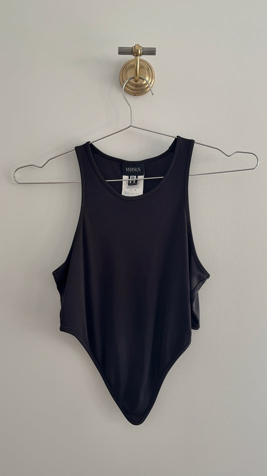 Versace Cropped Asymmetric Top