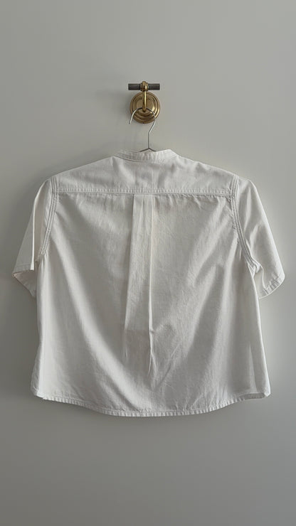 Christian Dior White Eyelet Top
