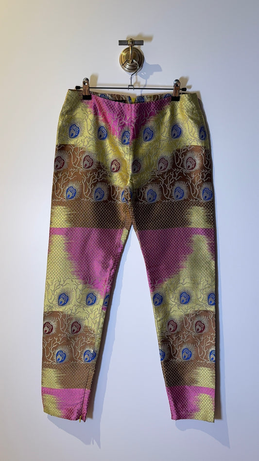 Dolce & Gabbana Printed Silk Pants