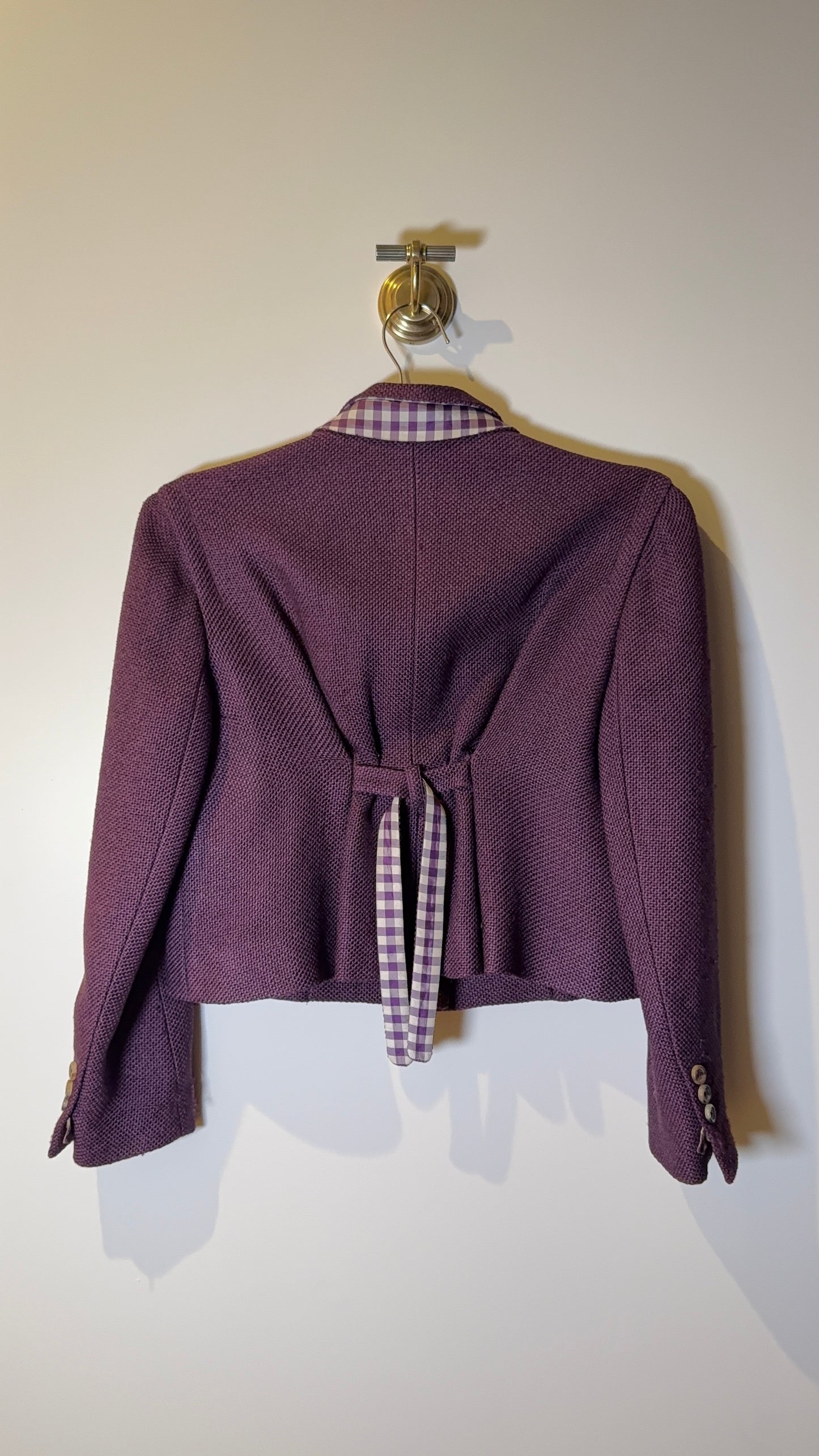 Yves Saint Laurent Tweed and Plaid Jacket