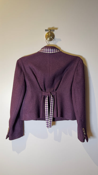 Yves Saint Laurent Tweed and Plaid Jacket