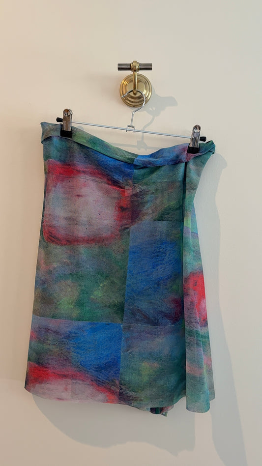 Issey Miyake Watercolor Skirt